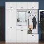 Hanah Home EA104 - 2569 Soporte de recibidor Blanco 179.6x226.4x37.5 cm